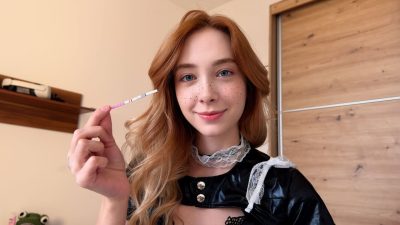 What to do if your maid is pregnant after a creampie? Fuck her hard again! – Part 2