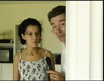 Shy and a Little Nervous Before the First Shoot: Cute, Hairy and Very Narrow Tits!