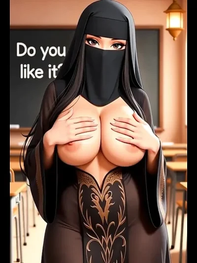 Arabian Diva Classroom Tease AI Fantasy