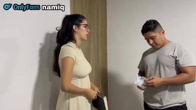 Religious Woman with Huge Tits Knocks on My Door and I Put My Cock up Her Ass