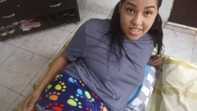 I fuck a university student, she is a very pretty brunette with big tits