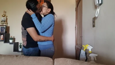 unfaithful neighbor while her husband bathes