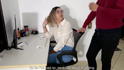 Meeting the boss on the first day of work.