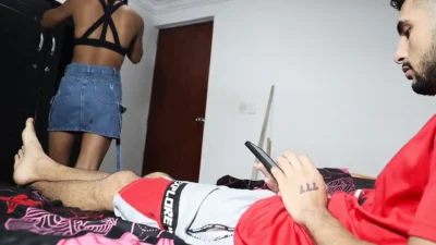 Hot Latina was masturbating in her room and it makes her want to fuck after seeing her BEST FRIEND’s cock