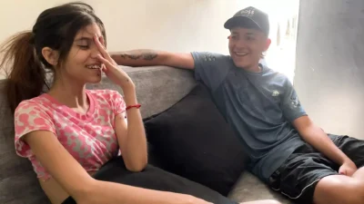 How delicious when my stepsister lets me visit her while she is alone at home